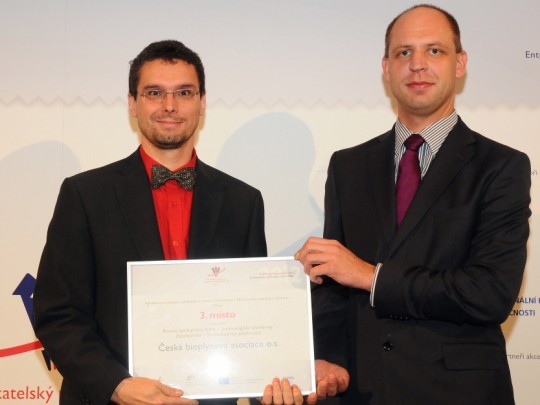 CzBA oceněna v soutěži Podnikatelský projekt roku 2012