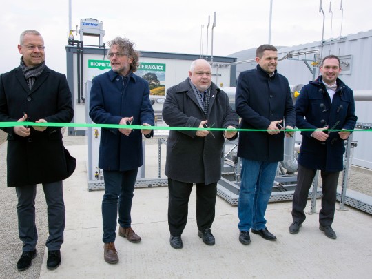 V Rakvicích byla spuštěna první biometanová stanice v Jihomoravském kraji